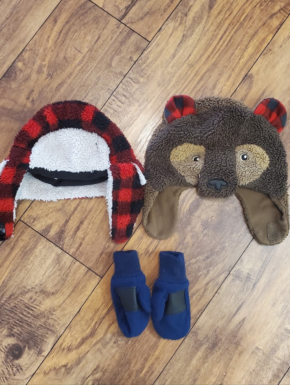 Baby Gap Toddler Winter Hat & Mittens Bundle Size 2-3 Years